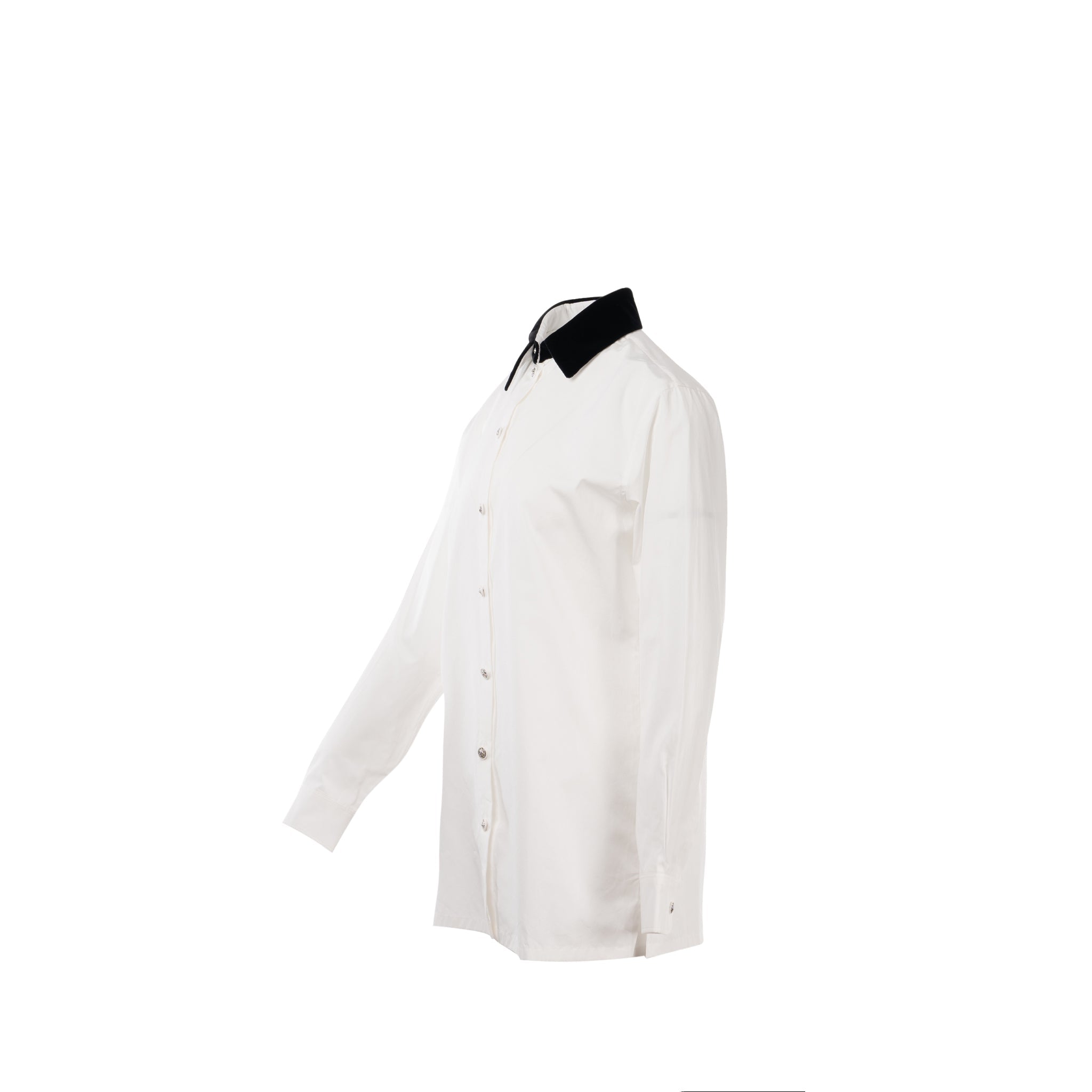 chanel-22b-size-38-blouse-shirt-white-black