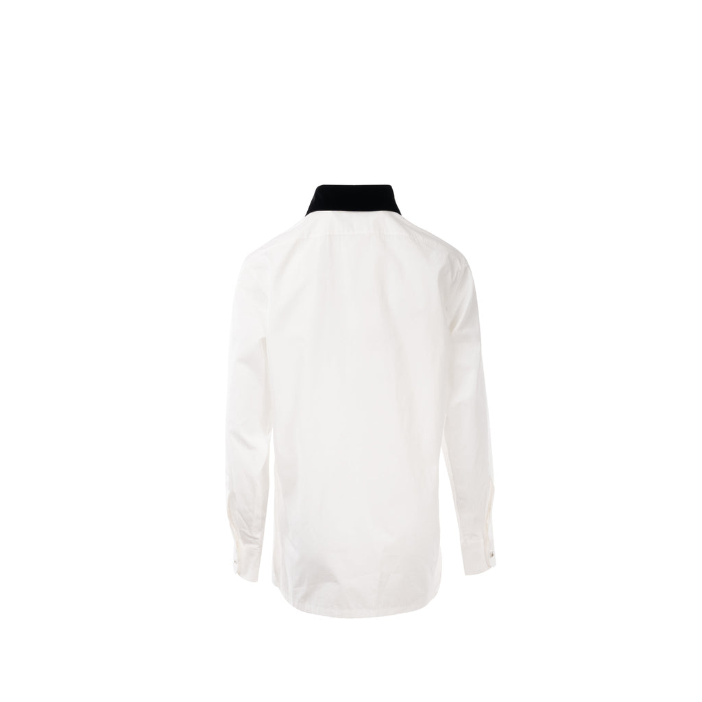chanel-22b-size-38-blouse-shirt-white-black