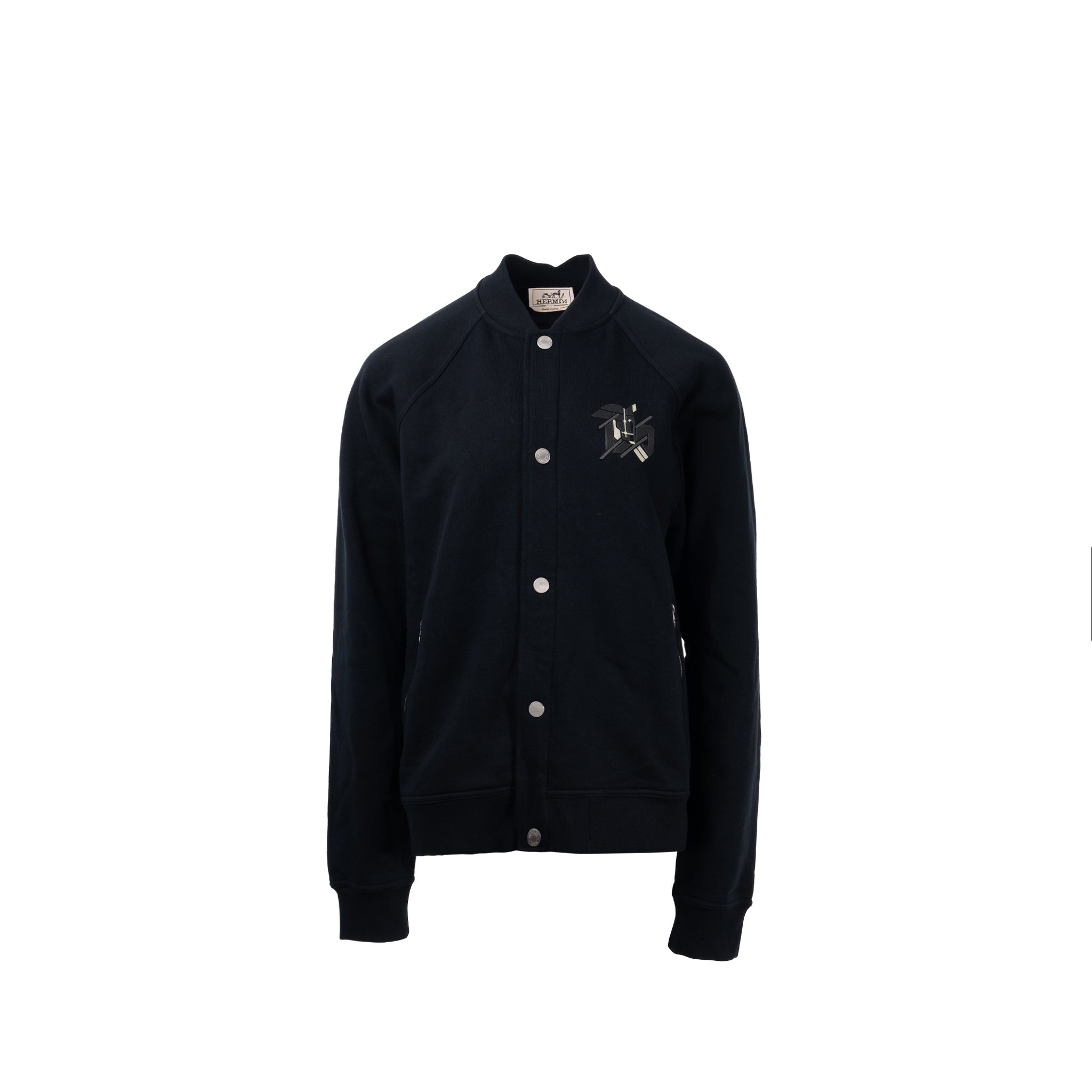 hermes-size-m-patch-cuir-jacket-cotton-marine