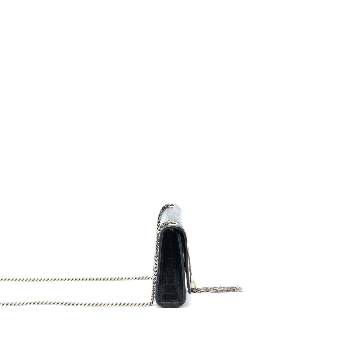 saint-laurent-kate-tassel-croc-embossed-calfskin-black-shw