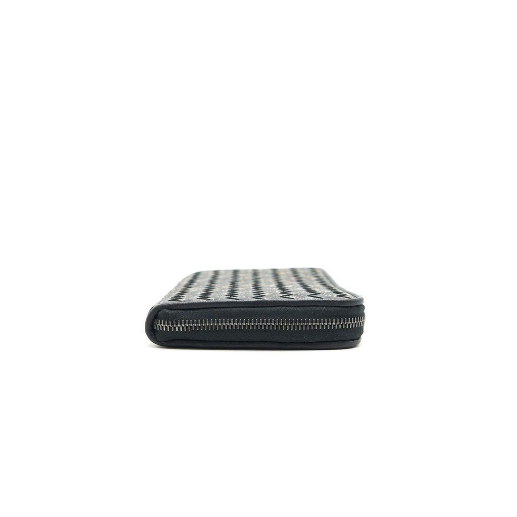 bottega-veneta-mens-zip-around-wallet-black