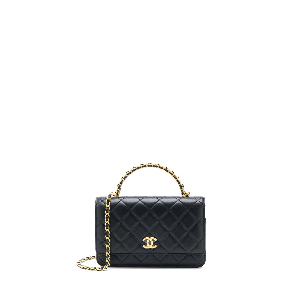 chanel-top-handle-wallet-on-chain-lambskin-black-brushed-ghw-microchip