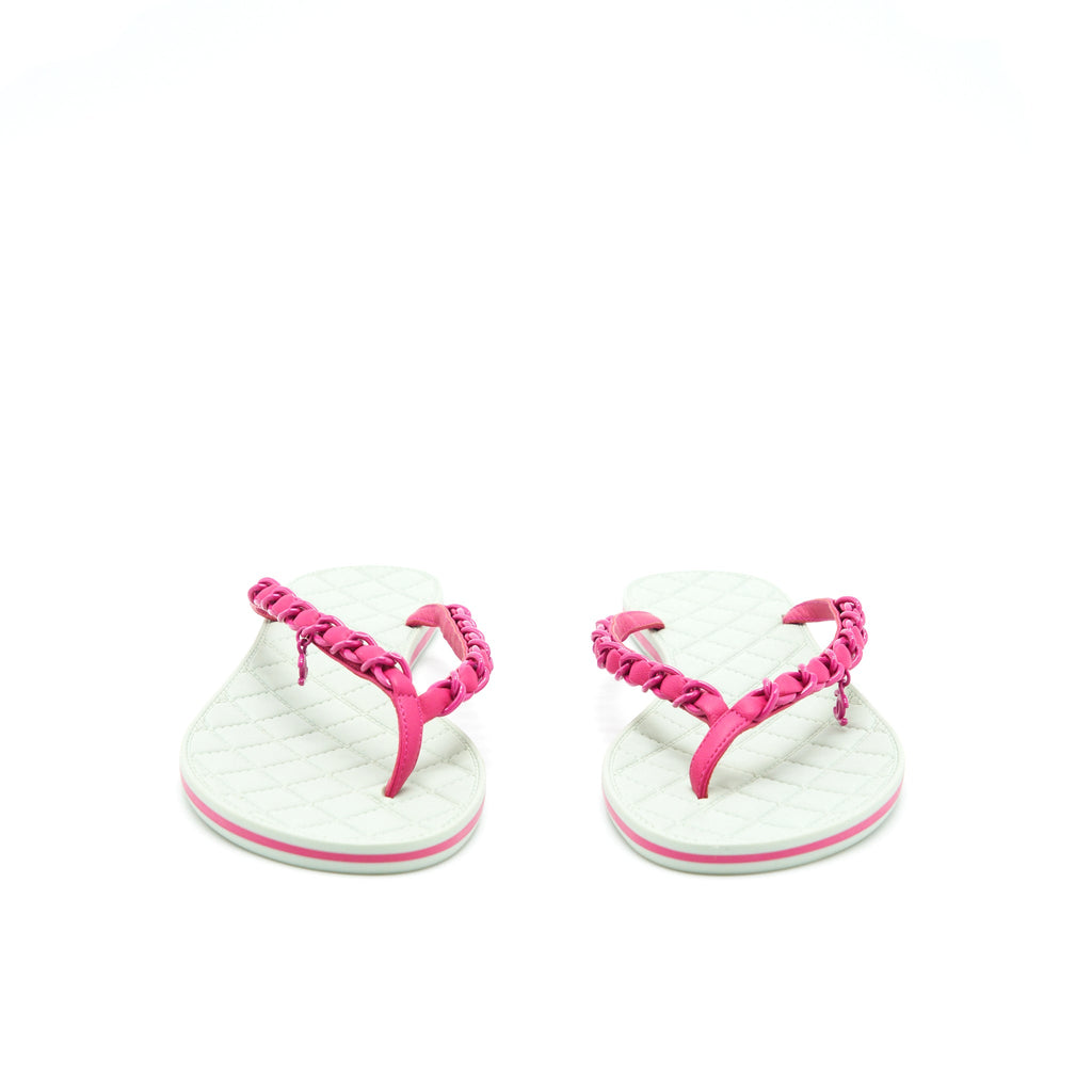 chanel-size-38-5-slipper-mint-green-pink