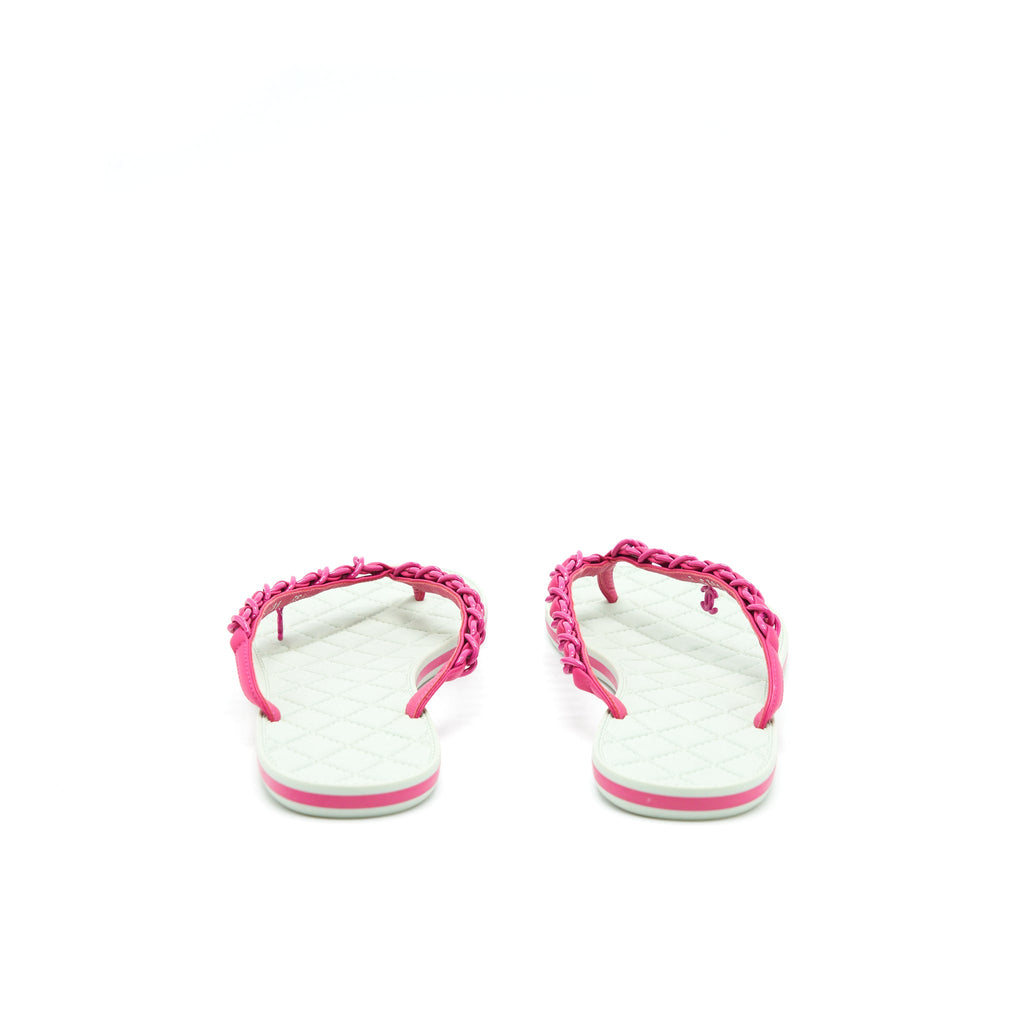 chanel-size-38-5-slipper-mint-green-pink