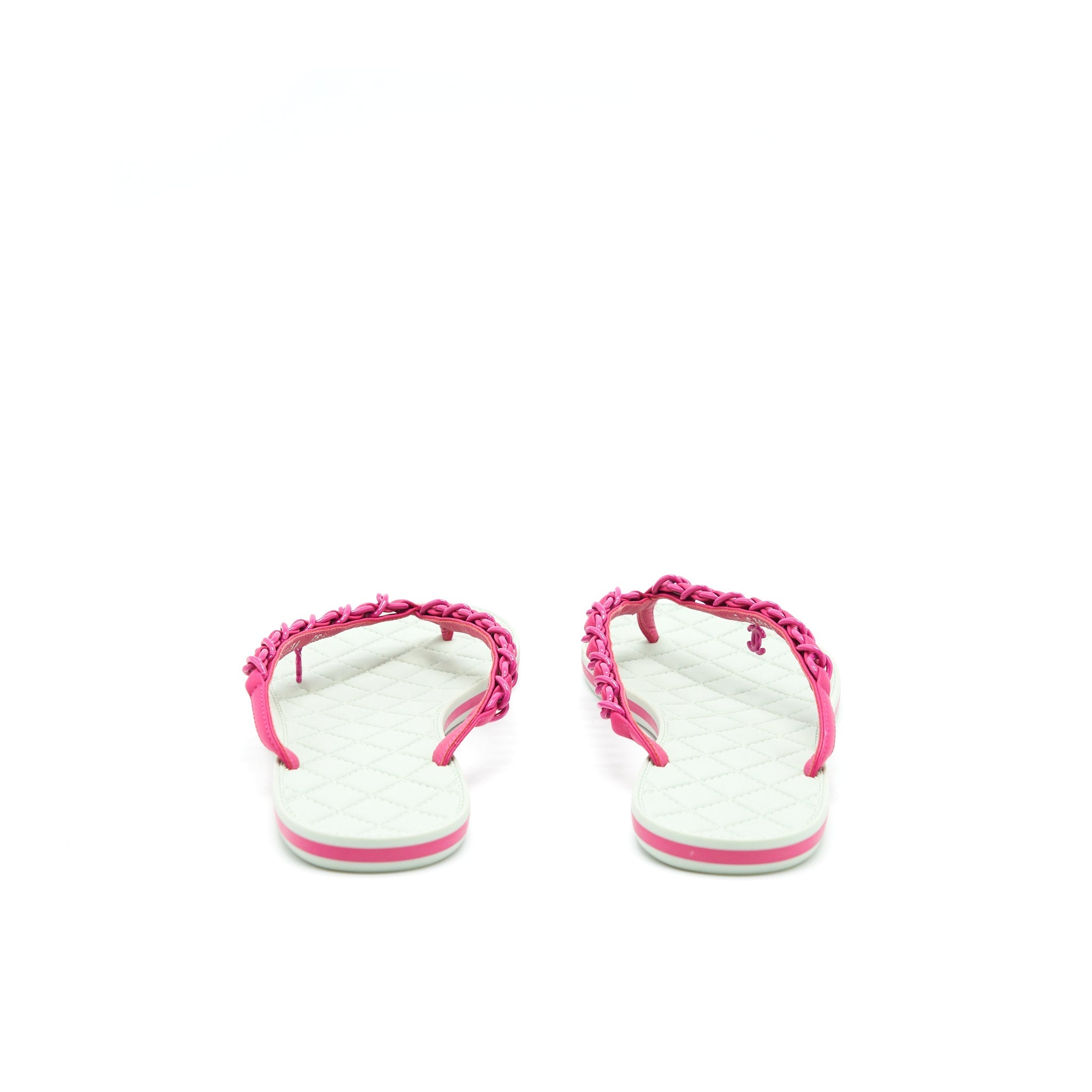 chanel-size-38-5-sandals-mint-green-pink-1