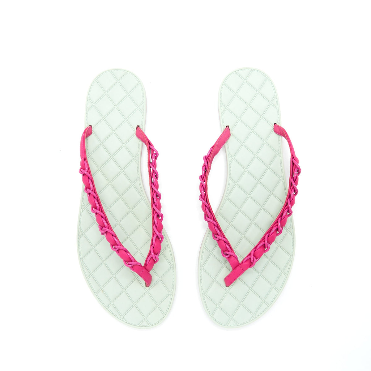 chanel-size-38-5-sandals-mint-green-pink-1