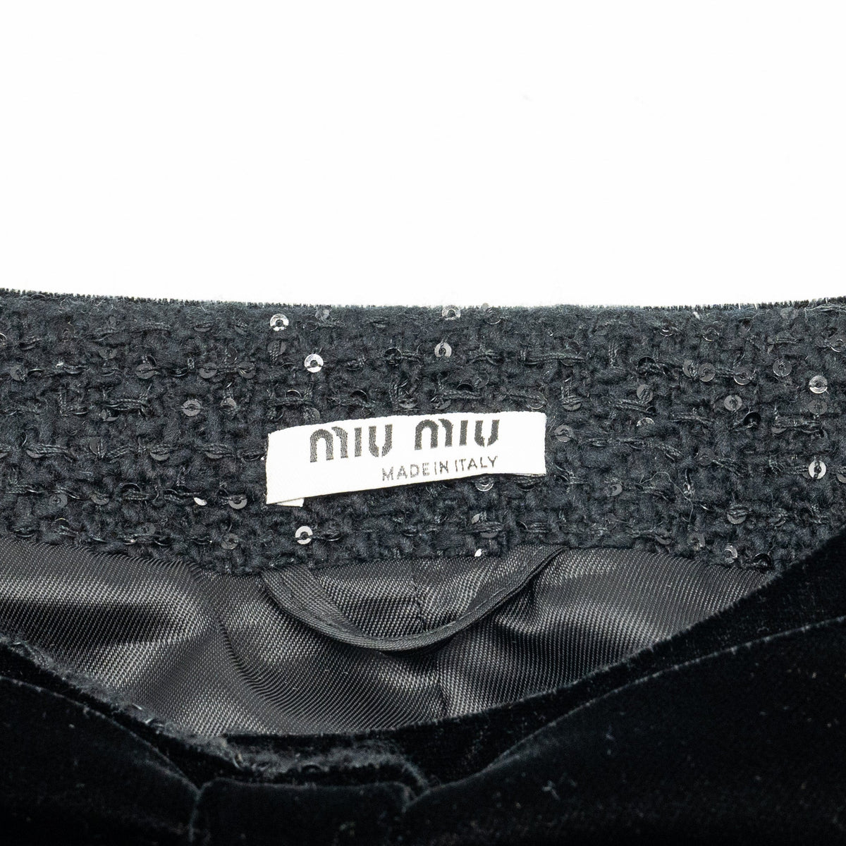 miu-miu-size-36-tweed-jacket-sequin-virgin-wool-black-1