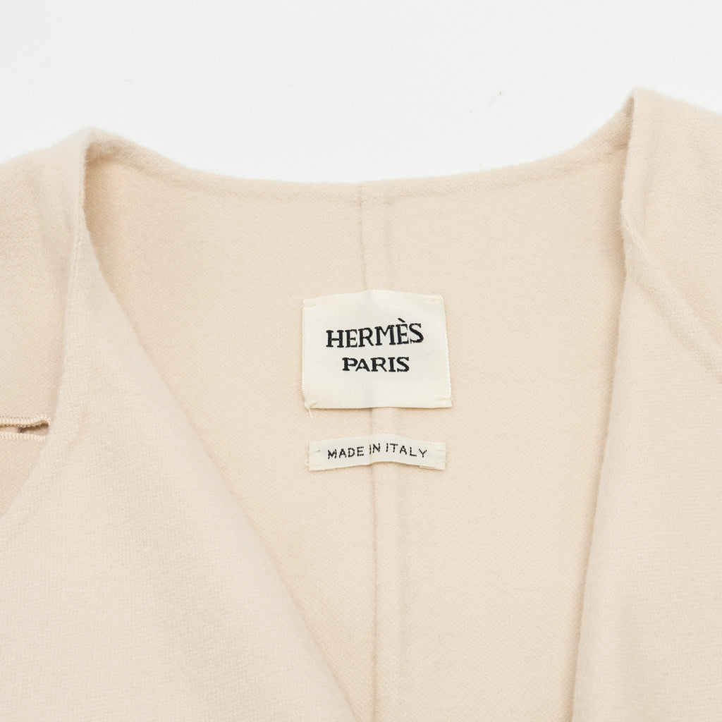hermes-size-36-manteau-ssmanche-cashmere-long-vest-blanc-poros