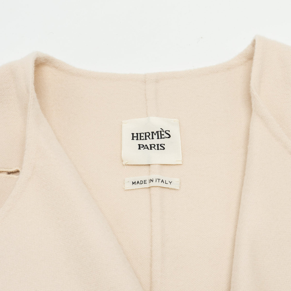 hermes-size-36-manteau-ssmanche-cashmere-long-vest-blanc-poros