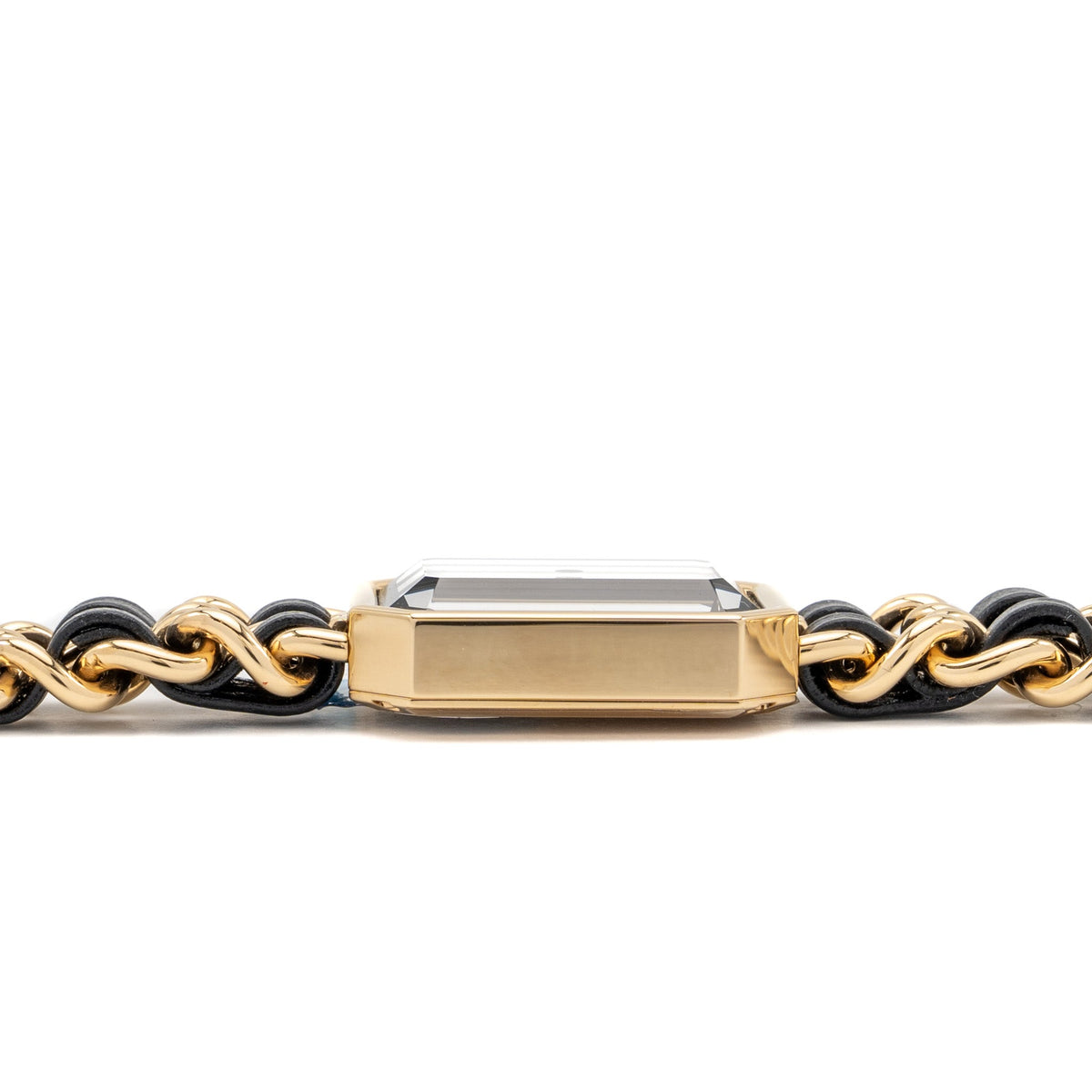 chanel-size-m-prTrevaliee-edition-originale-watch-black-leather-chain-with-black-dial