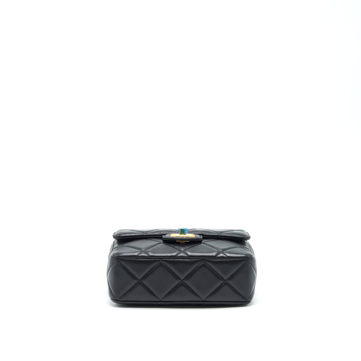 chanel-quilted-medium-square-flap-bag-lambskin-black-brushed-ghw-microchip