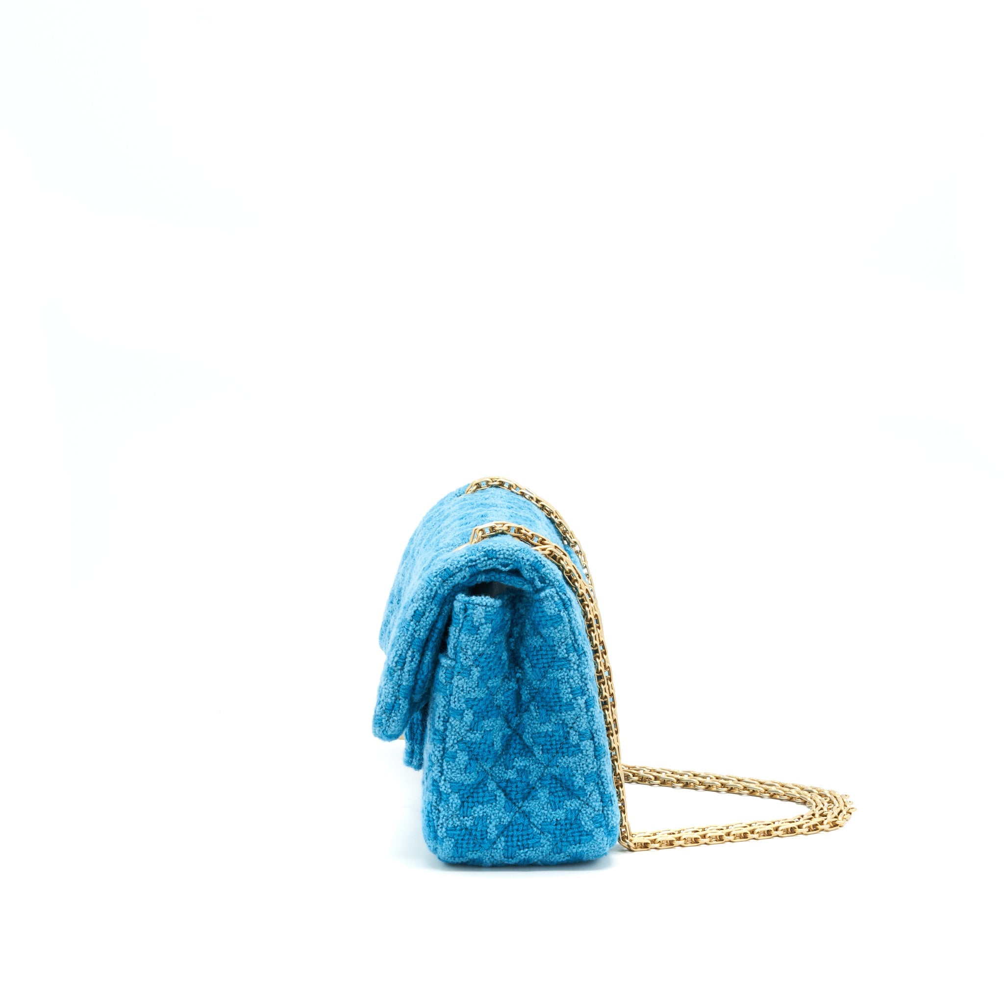 chanel-tweed-2-55-small-reissue-flap-bag-blue-brushed-ghw