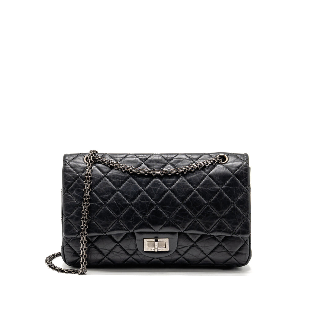chanel-2-55-reissue-227-aged-calfskin-black-ruthenium-shw