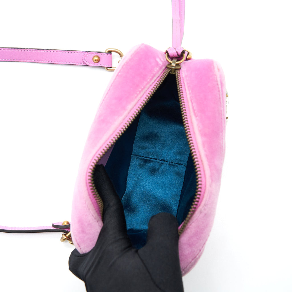 gucci-gg-marmont-camera-bag-velvet-pink-with-crystal-ghw