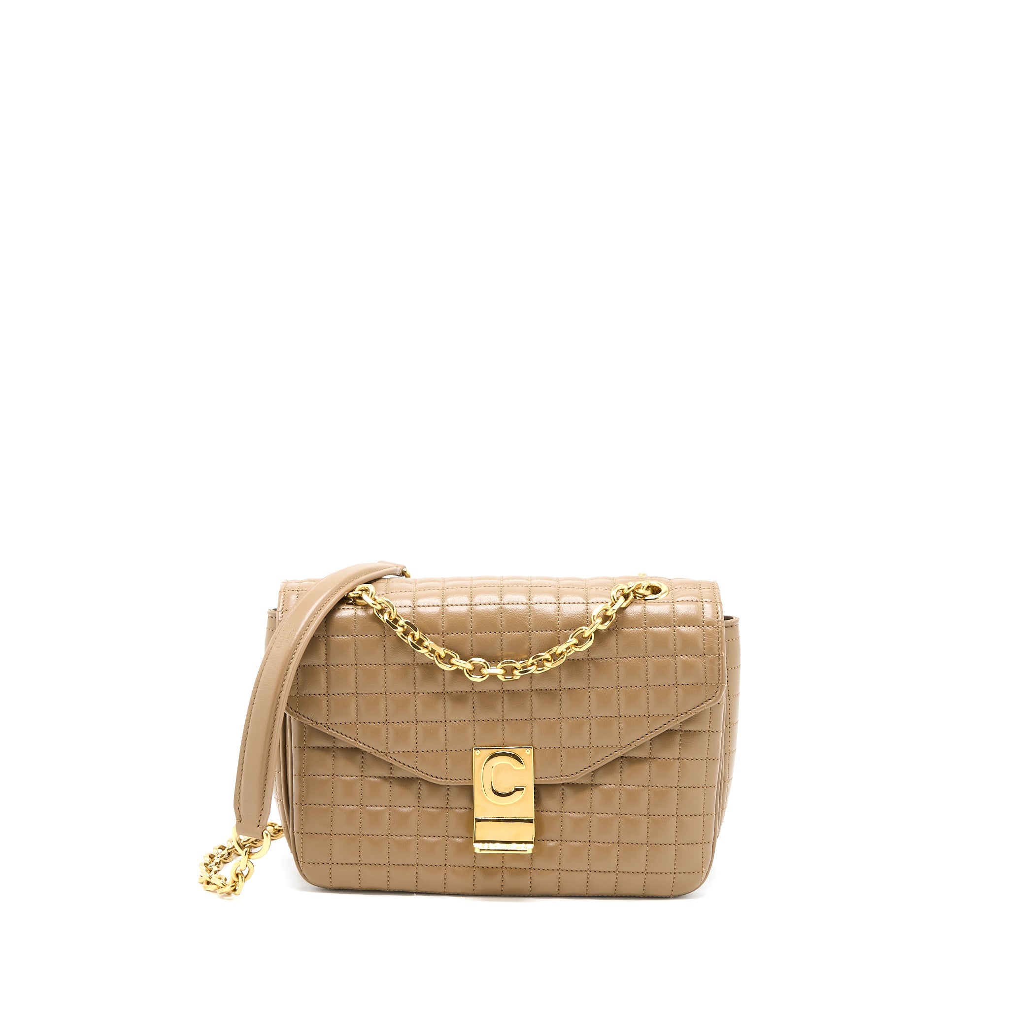 celine-c-bag-calfskin-light-camel-ghw