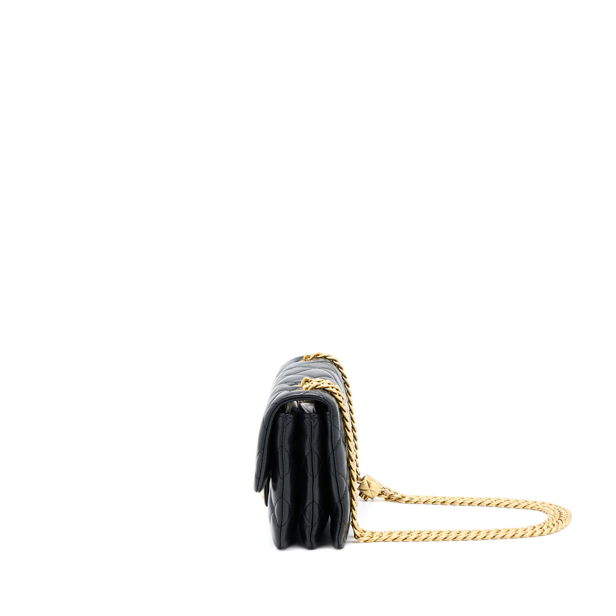 chanel-22k-gold-pillar-adjustment-chain-flap-bag-lambskin-black-ghw-microchip