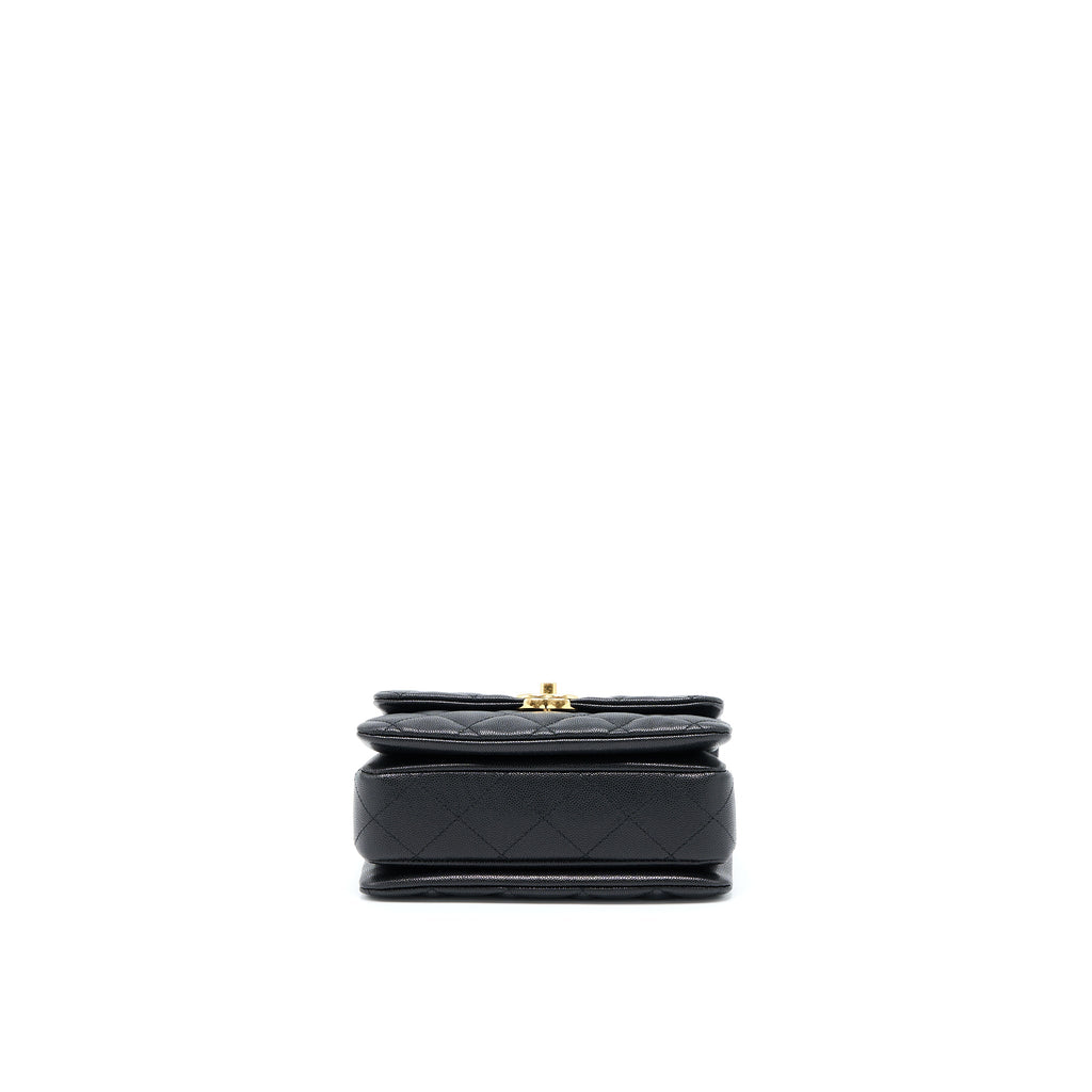 chanel-22k-coco-first-flap-bag-grained-calfskin-black-ghw-microchip