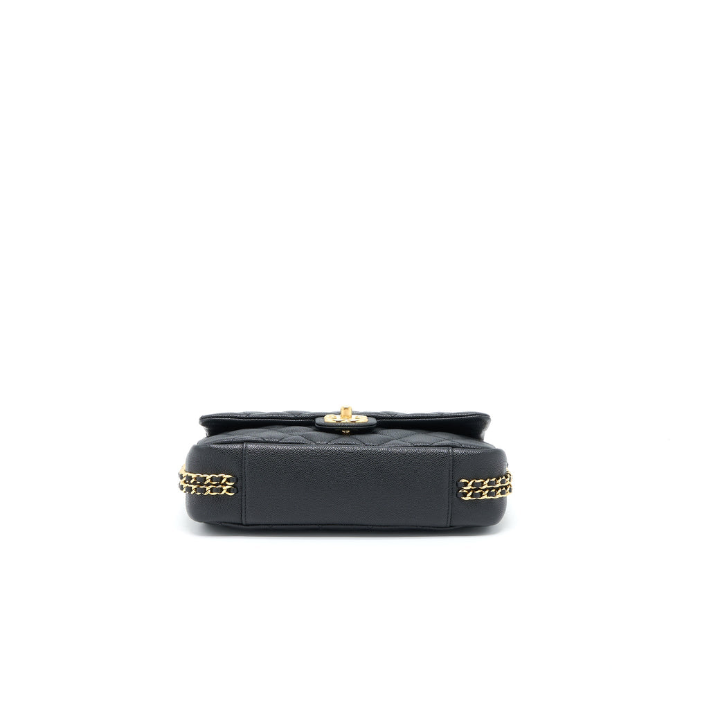 chanel-23c-quilted-flap-bag-cc-logo-chain-grained-calfskin-black-ghw-microchip