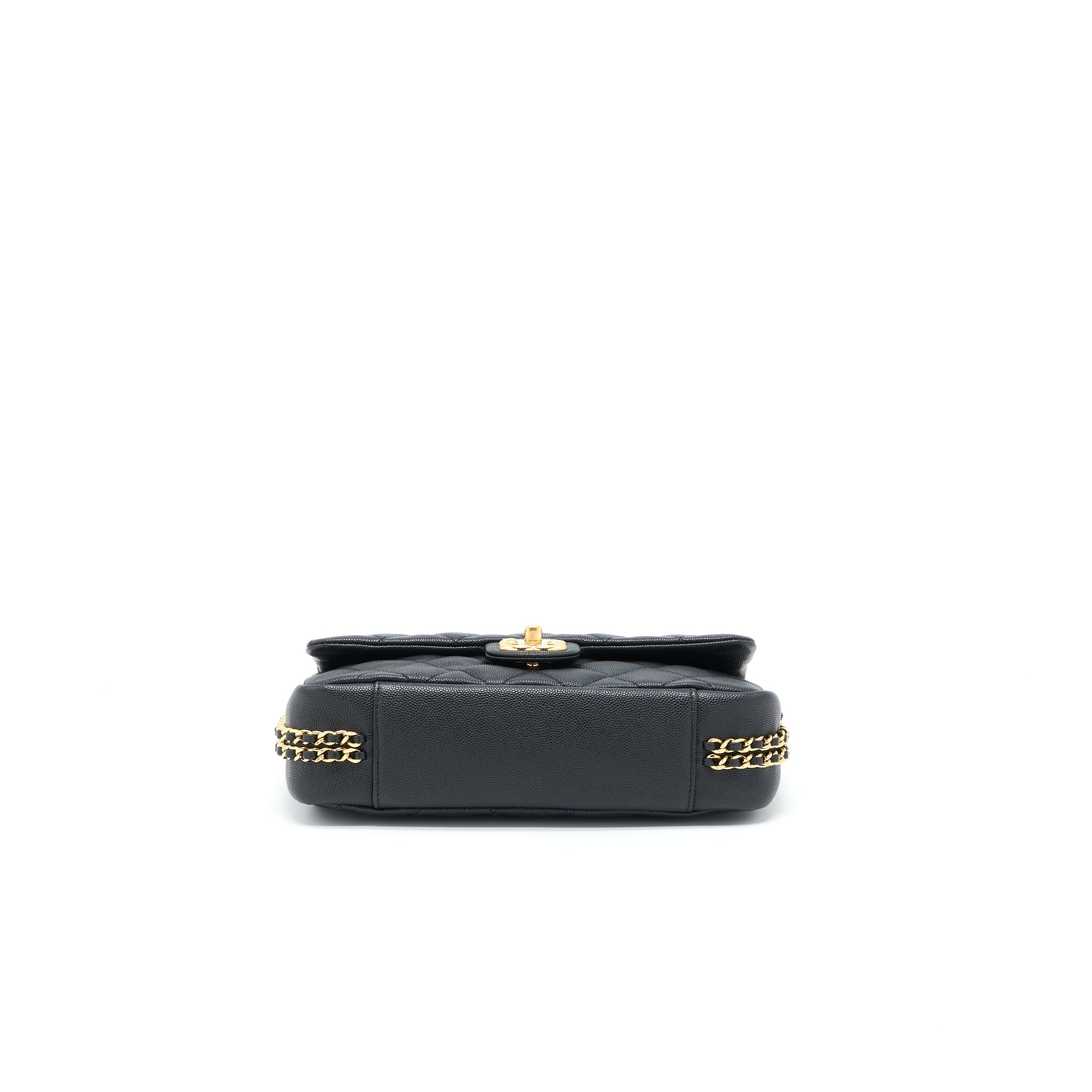 chanel-23c-quilted-flap-bag-cc-logo-chain-grained-calfskin-black-ghw-microchip