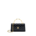 chanel-22b-flap-bag-enamel-cc-logo-top-handle-lambskin-black-brushed-ghw