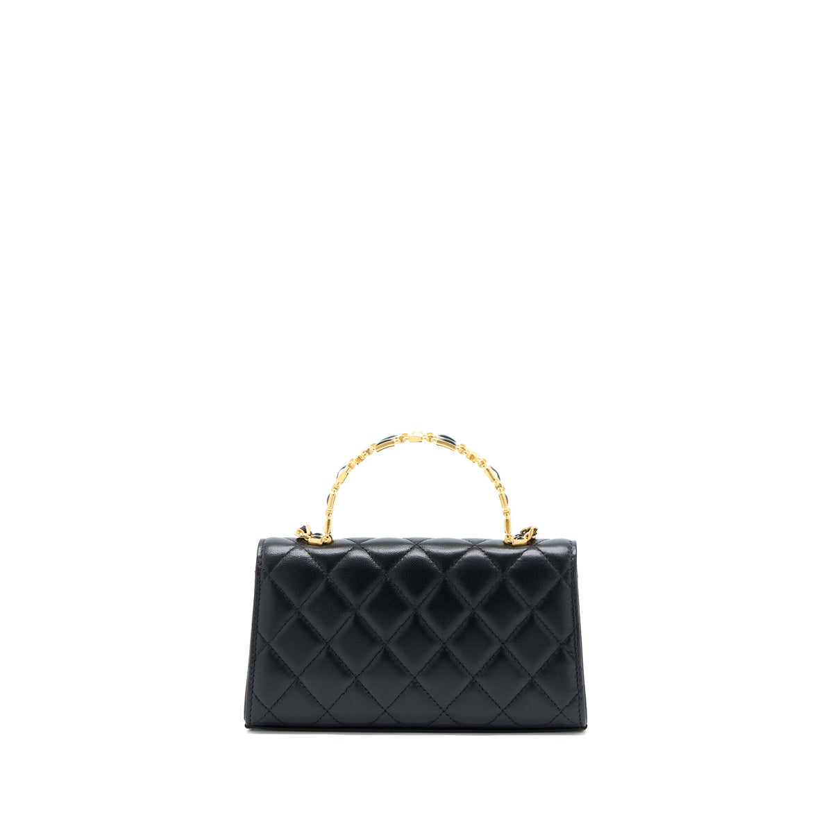chanel-22b-flap-bag-enamel-cc-logo-top-handle-lambskin-black-brushed-ghw