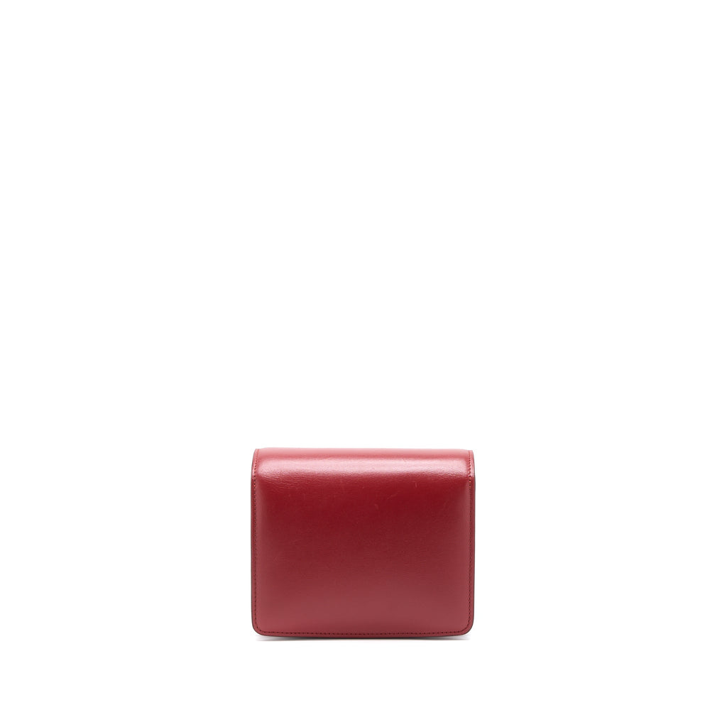 celine-mini-box-calfskin-red-ghw