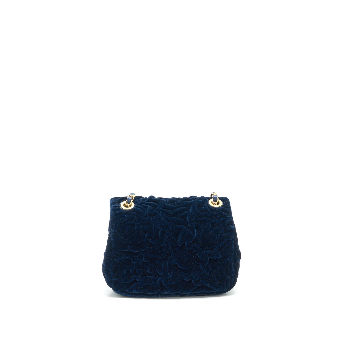 chanel-velvet-camellia-embossed-mini-square-flap-bag-navy-ghw-microchip