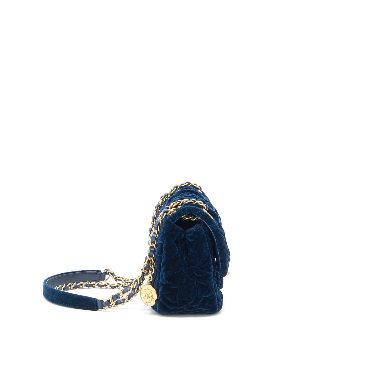 chanel-velvet-camellia-embossed-mini-square-flap-bag-navy-ghw-microchip