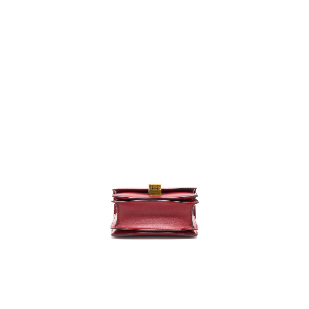 celine-mini-box-calfskin-red-ghw