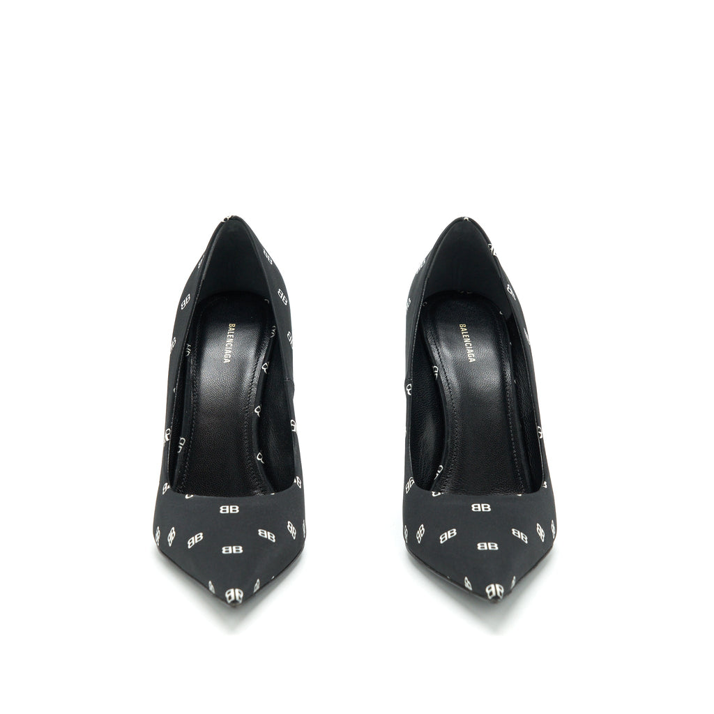 balenciaga-size-36-satin-bb-knife-heels-black