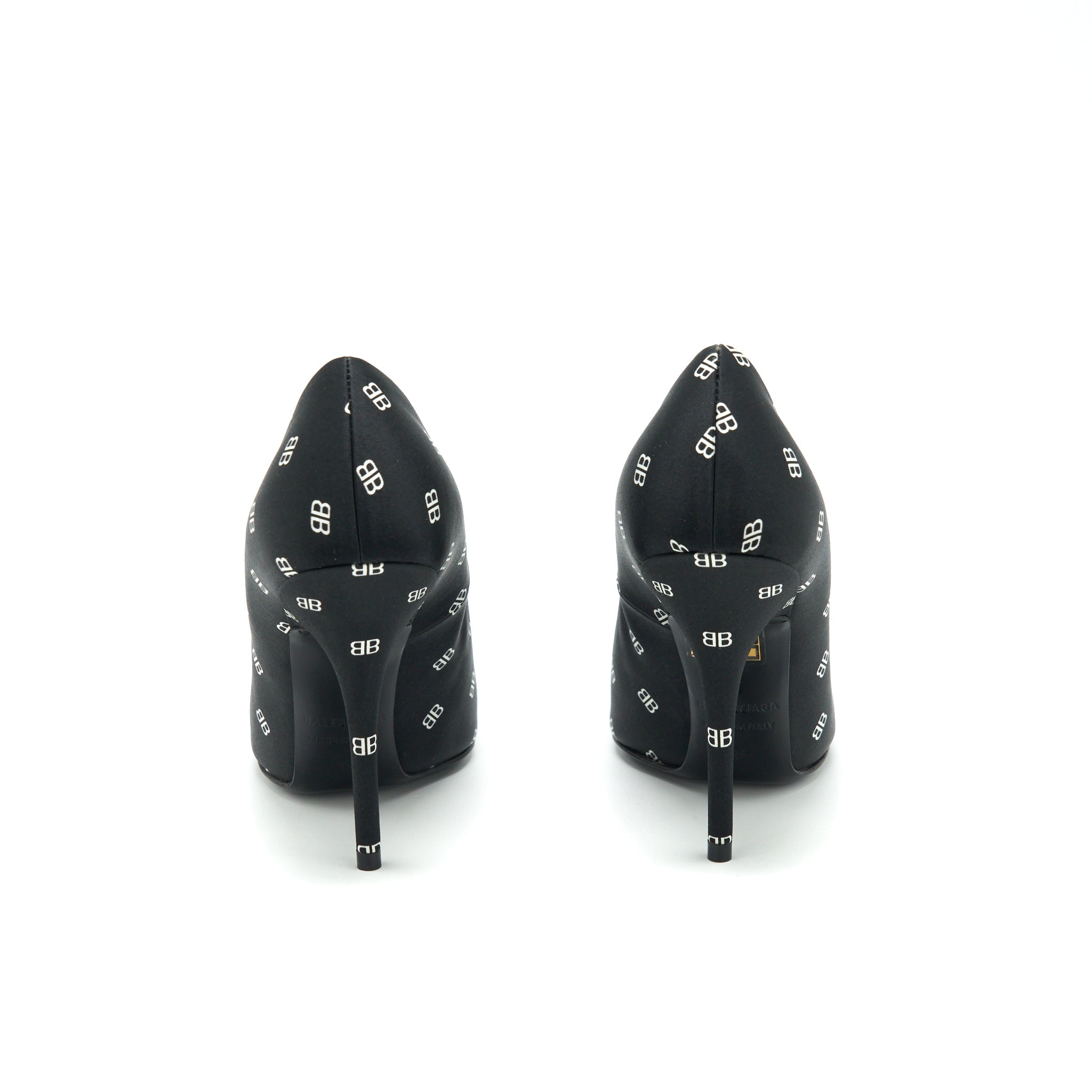 balenciaga-size-36-satin-bb-knife-heels-black