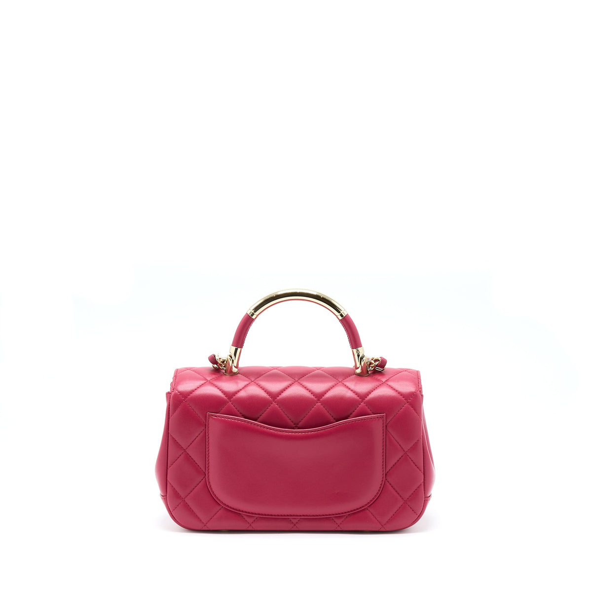 chanel-top-handle-flap-bag-crossbody-lambskin-pink-ghw