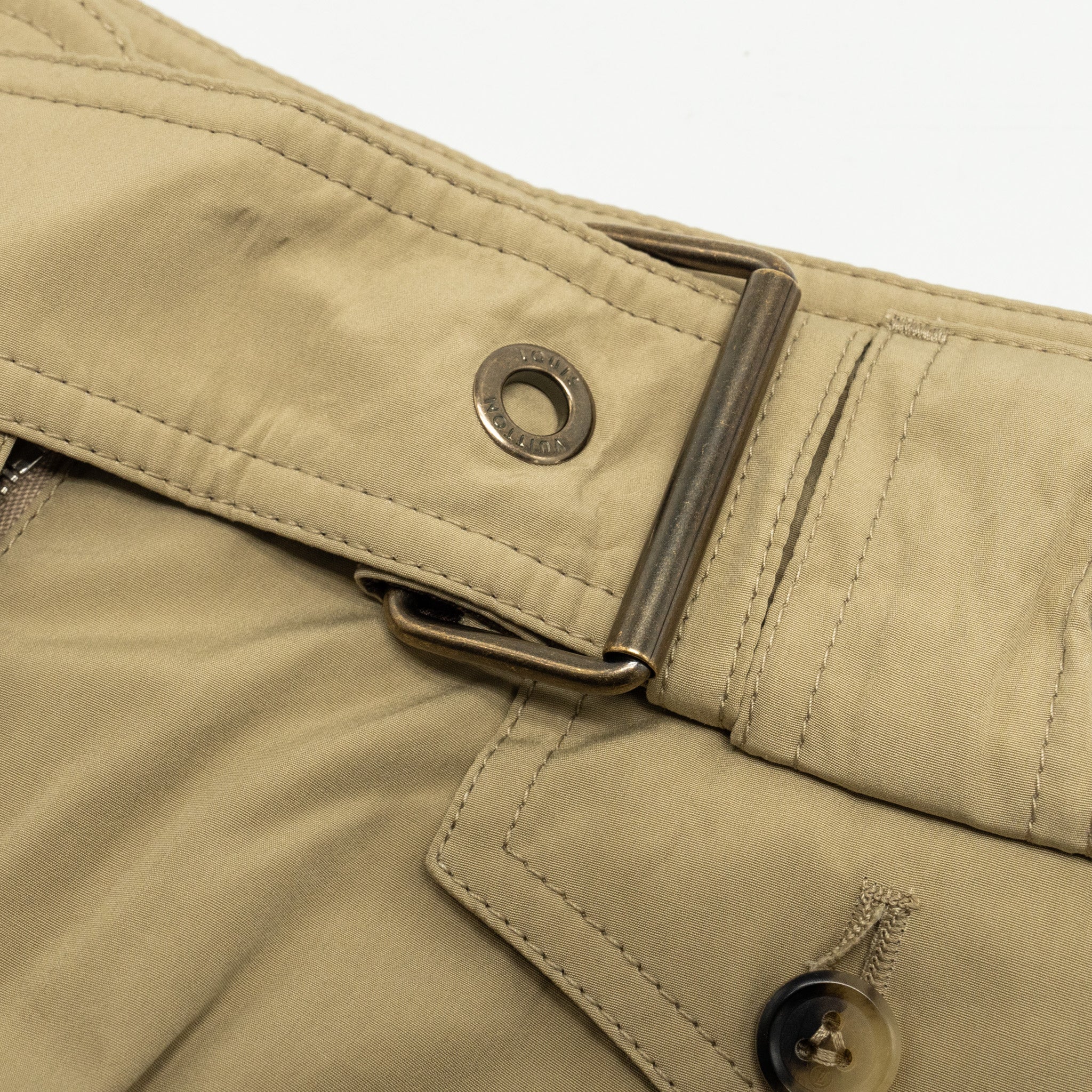 louis-vuitton-size-36-straight-pants-with-monogram-belt-cotton-silk-beige