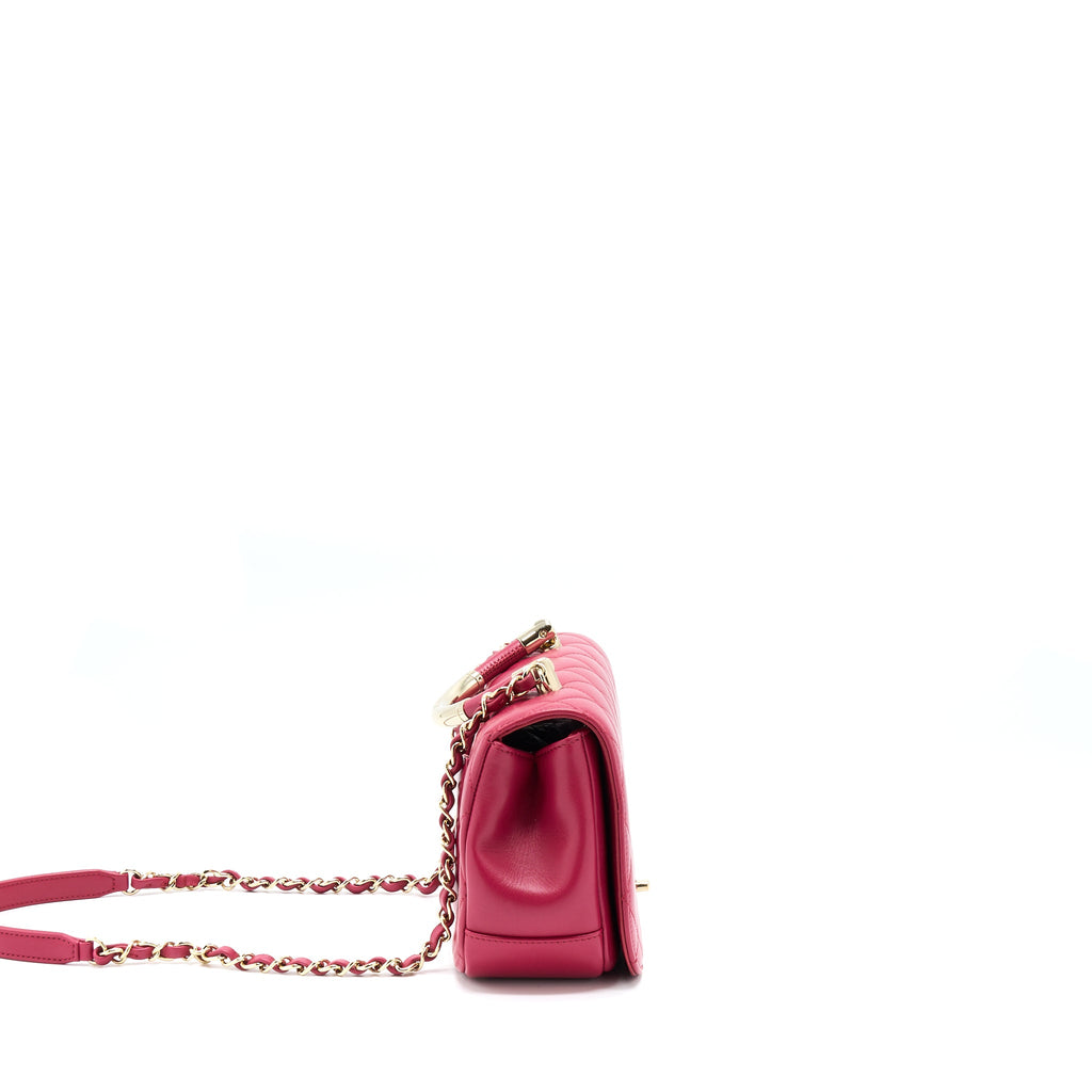 chanel-top-handle-flap-bag-crossbody-lambskin-pink-ghw