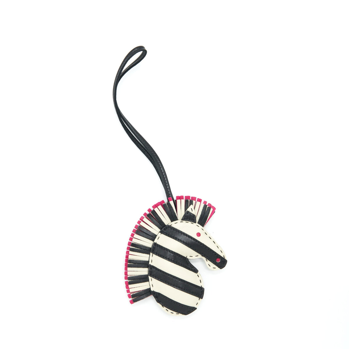 hermes-geegee-savannah-bag-charm-black-white-rose-mexico-2