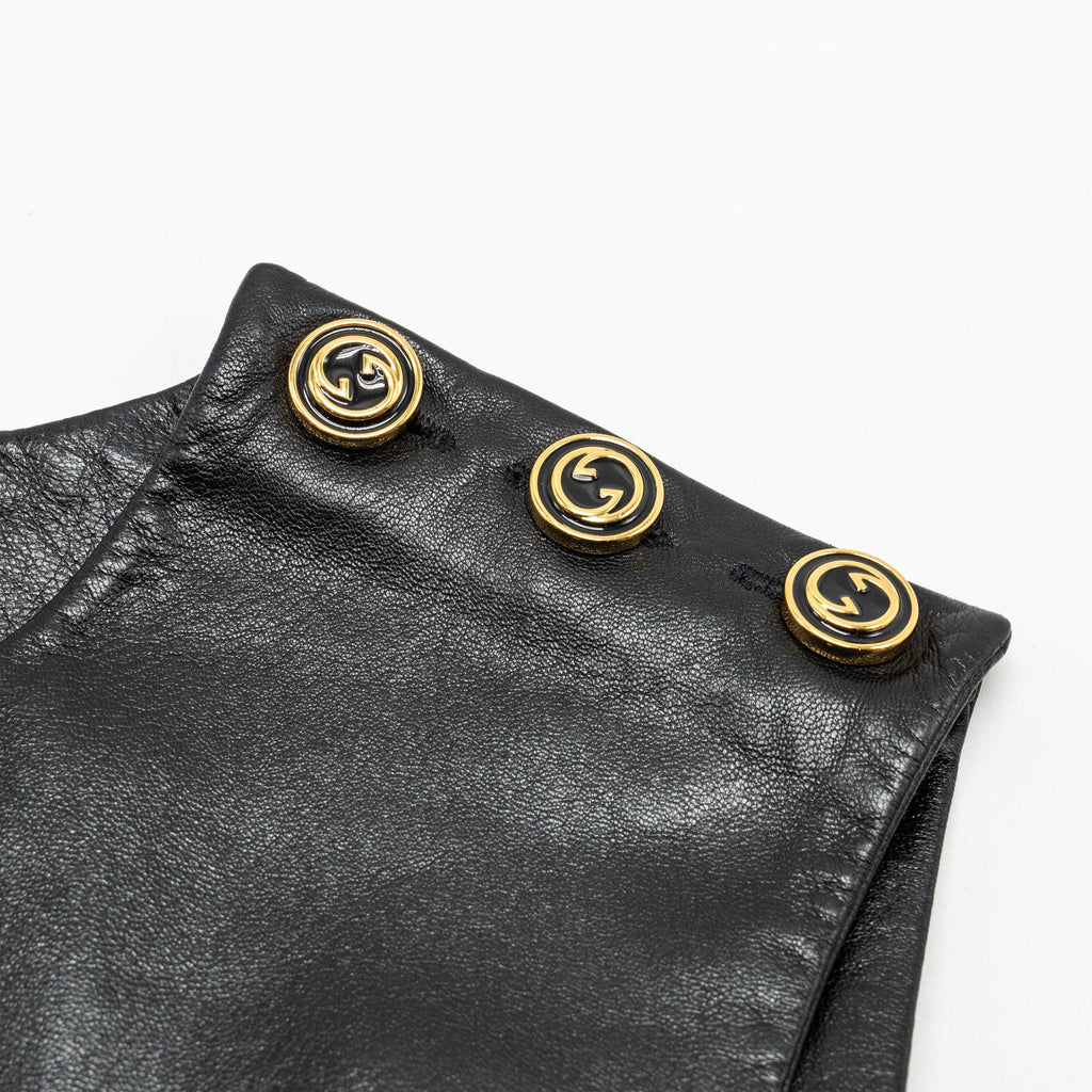 gucci-size-40-gg-button-sleeveless-dress-lambskin-black