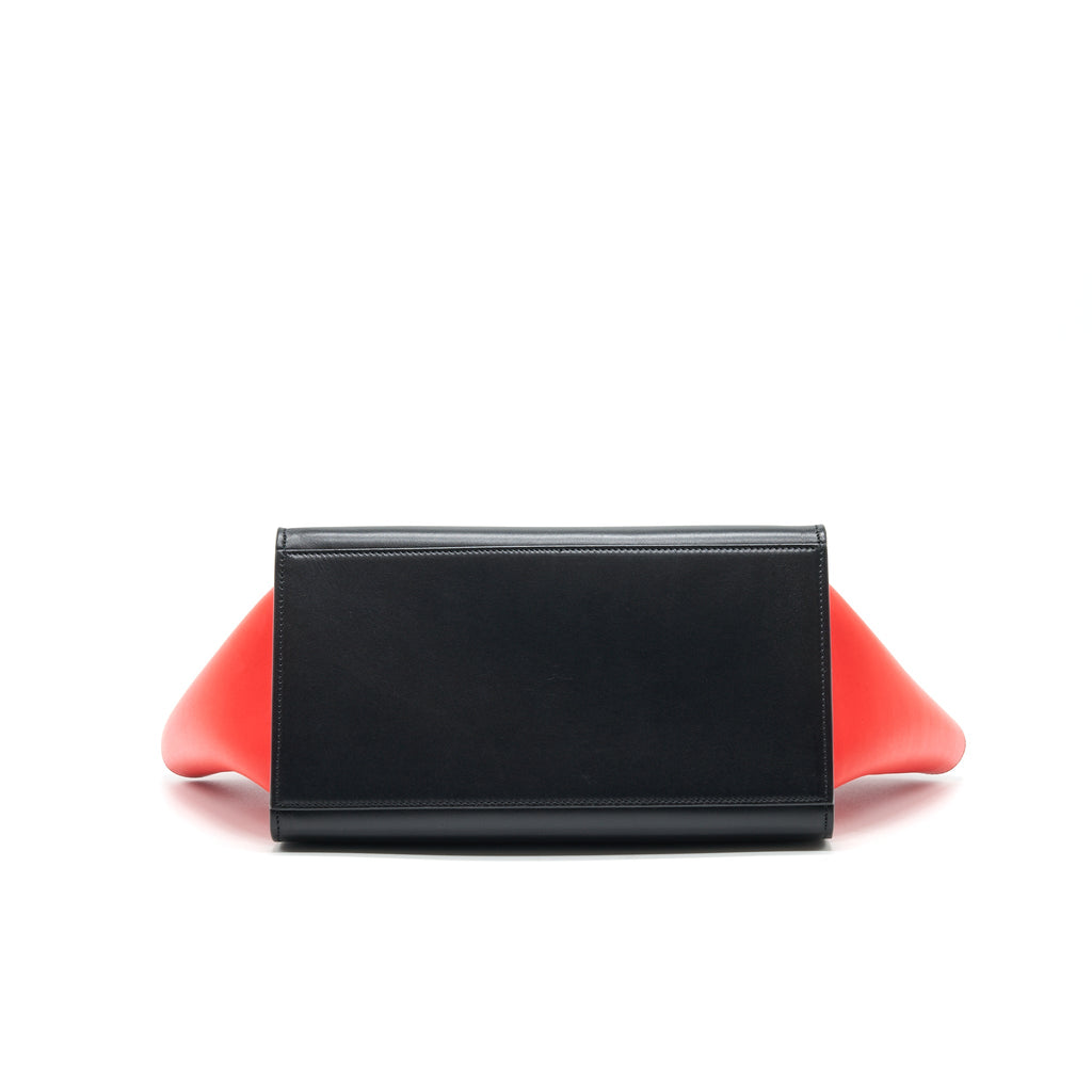 celine-small-trapeze-bag-multi-color-grey-black-orange