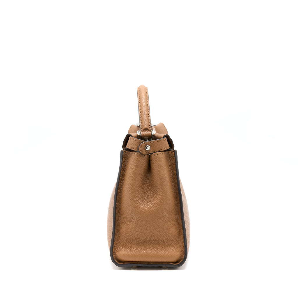 fendi-medium-peekaboo-tote-bag-grained-calfskin-caramel-shw-1