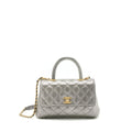 chanel-small-coco-handle-24cm-caviar-metallic-silver-ghw