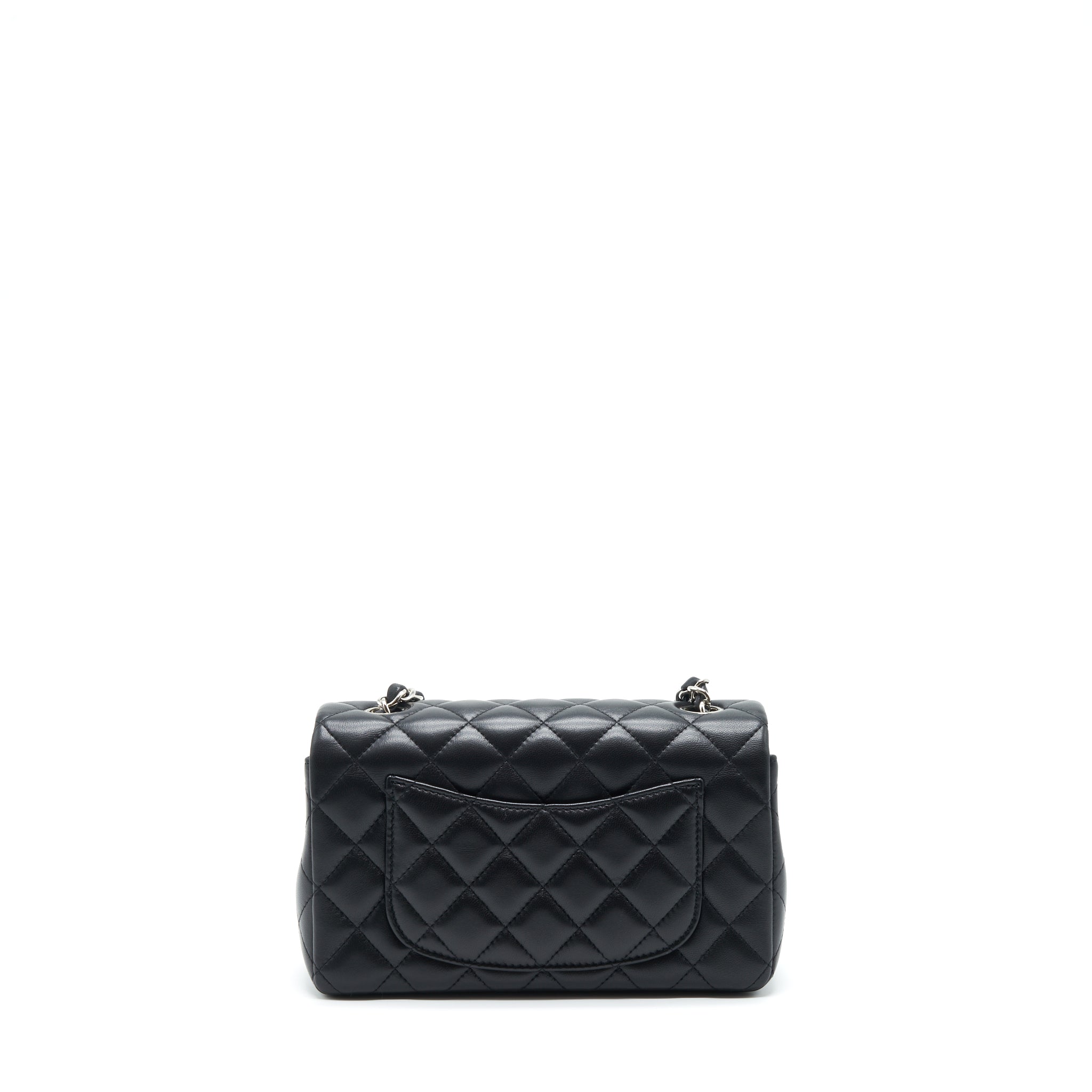 chanel-mini-rectangular-lambskin-black-shw