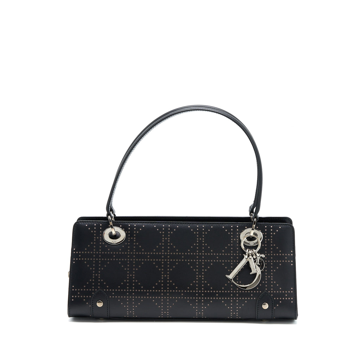 dior-vintage-lady-dior-long-cuir-bag-calfskin-black-shw