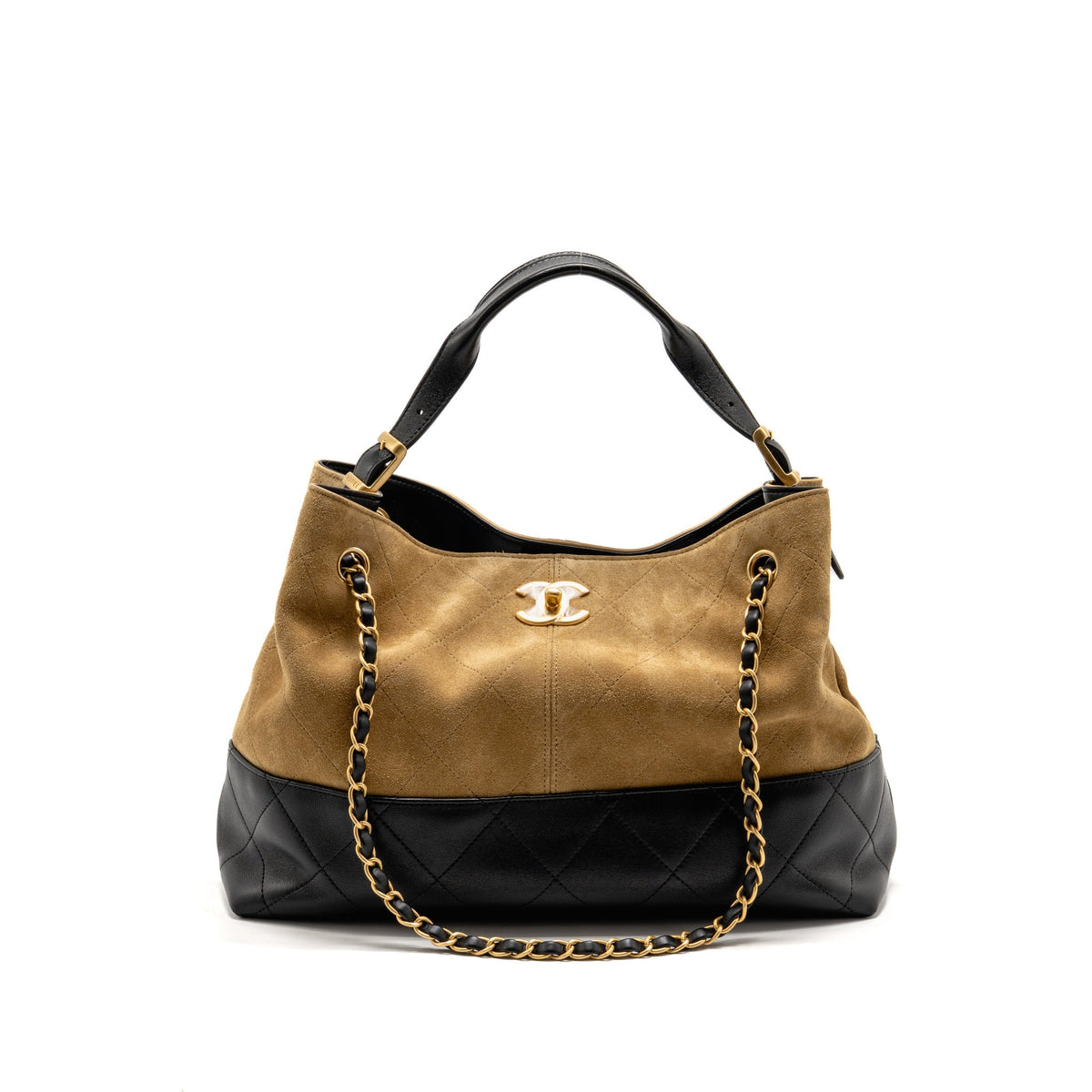 chanel-small-shopping-bag-suede-shiny-lambskin-beige-black-ghw-microchip-2