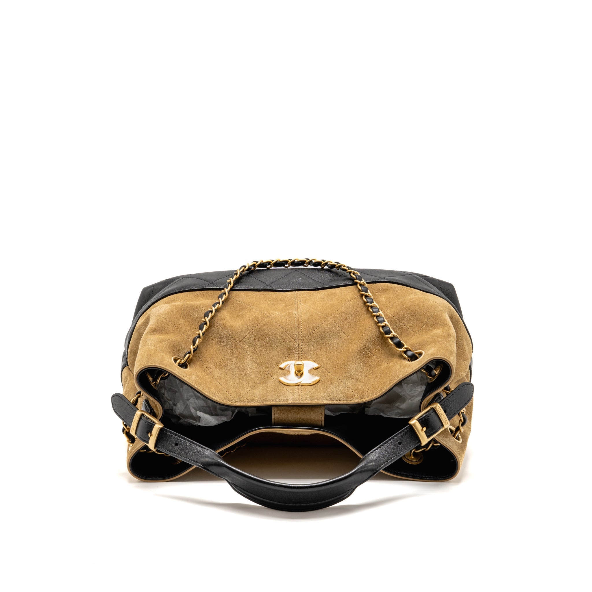 chanel-small-shopping-bag-suede-shiny-lambskin-beige-black-ghw-microchip-2