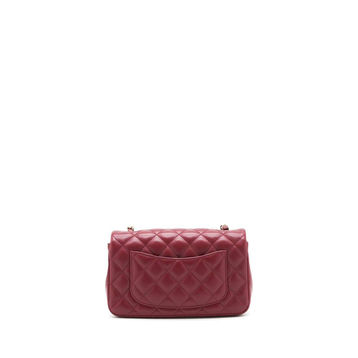 chanel-22c-small-classic-flap-bag-lambskin-dark-red-lghw-microchip