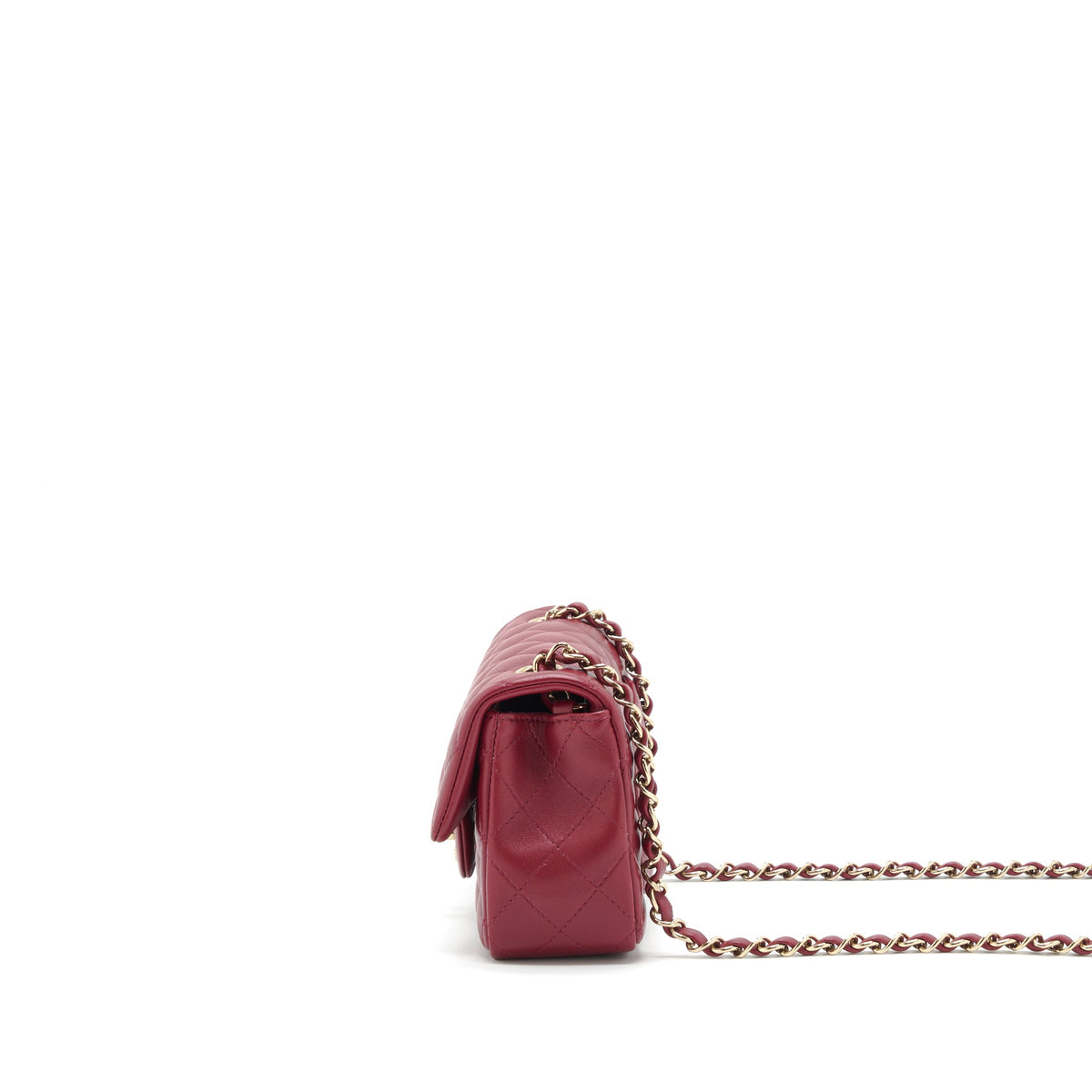 chanel-22c-small-classic-flap-bag-lambskin-dark-red-lghw-microchip