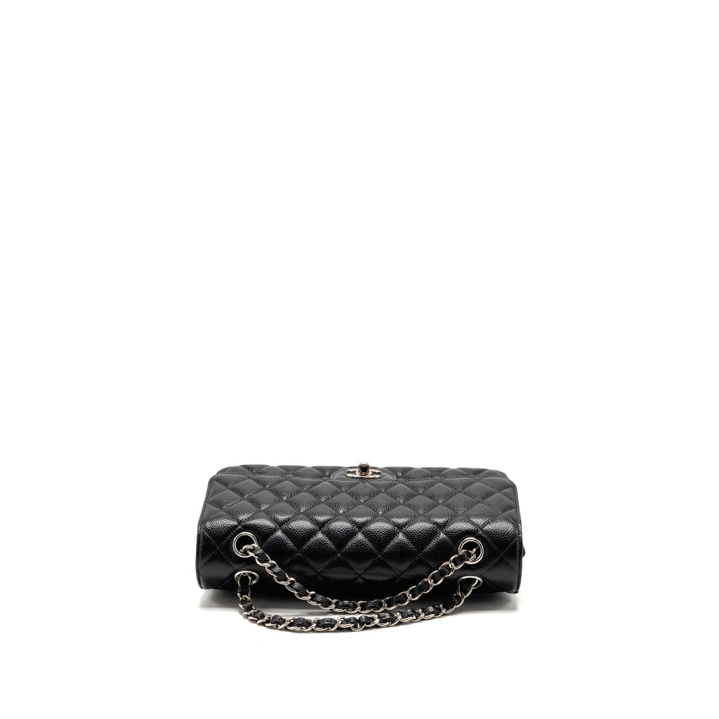 chanel-medium-classic-double-flap-bag-caviar-black-shw-11