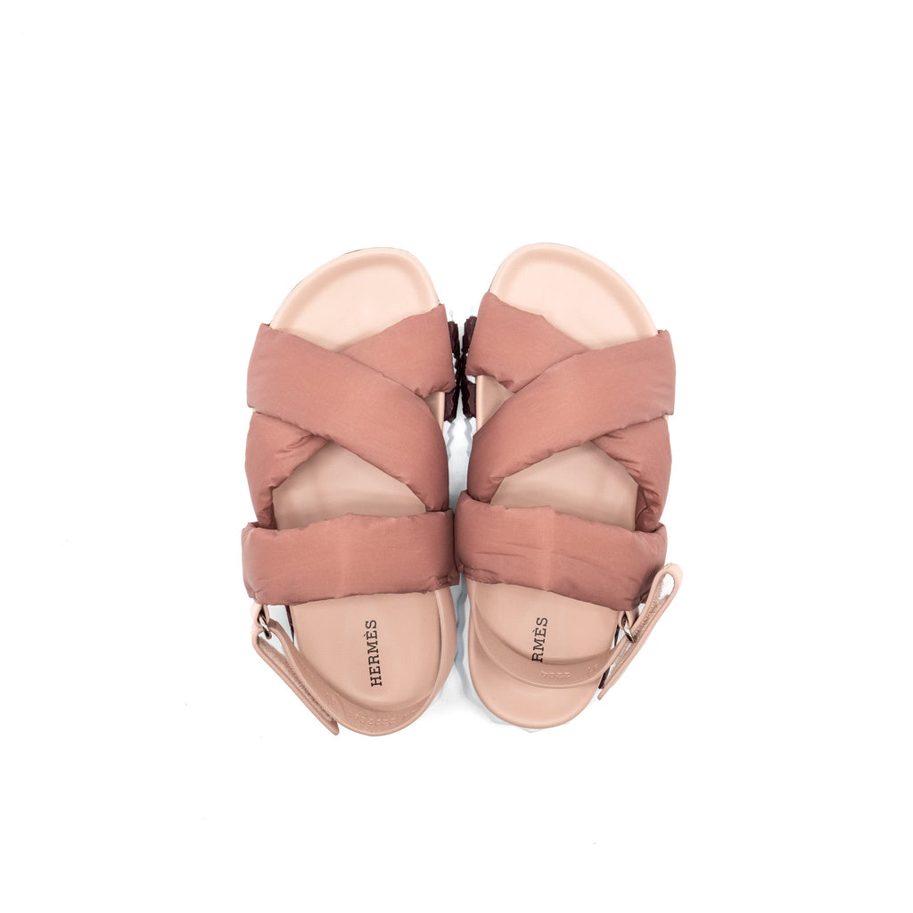 hermes-size-37-electric-sandal-fabric-calfskin-pink