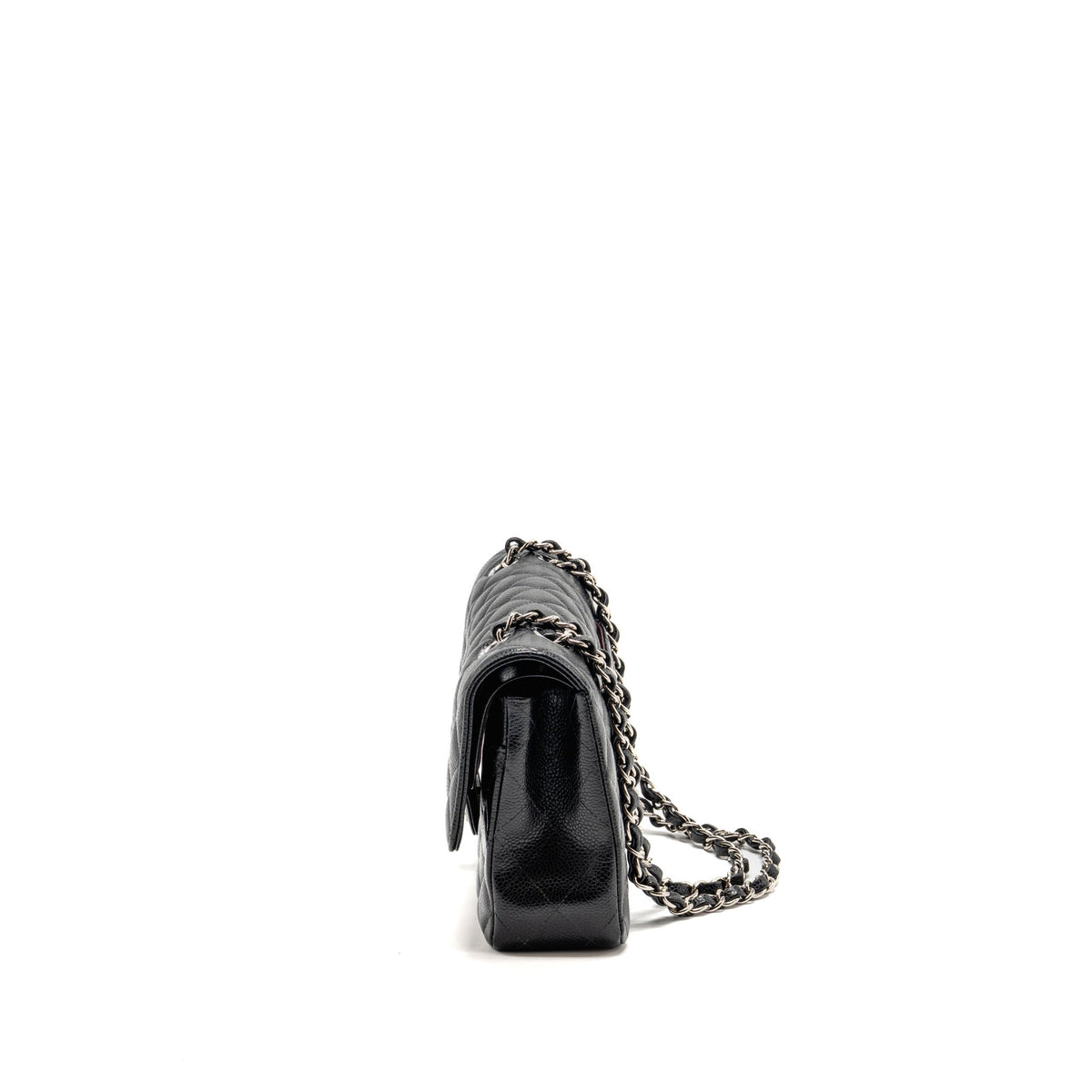 chanel-medium-classic-double-flap-bag-caviar-black-shw-11