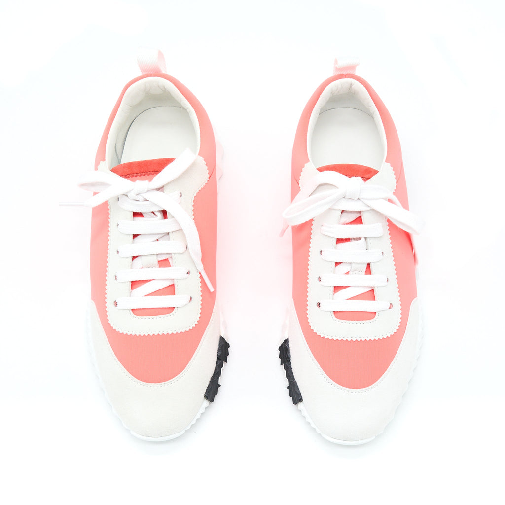 hermes-size-38-orange-white-bouncing-sneaker