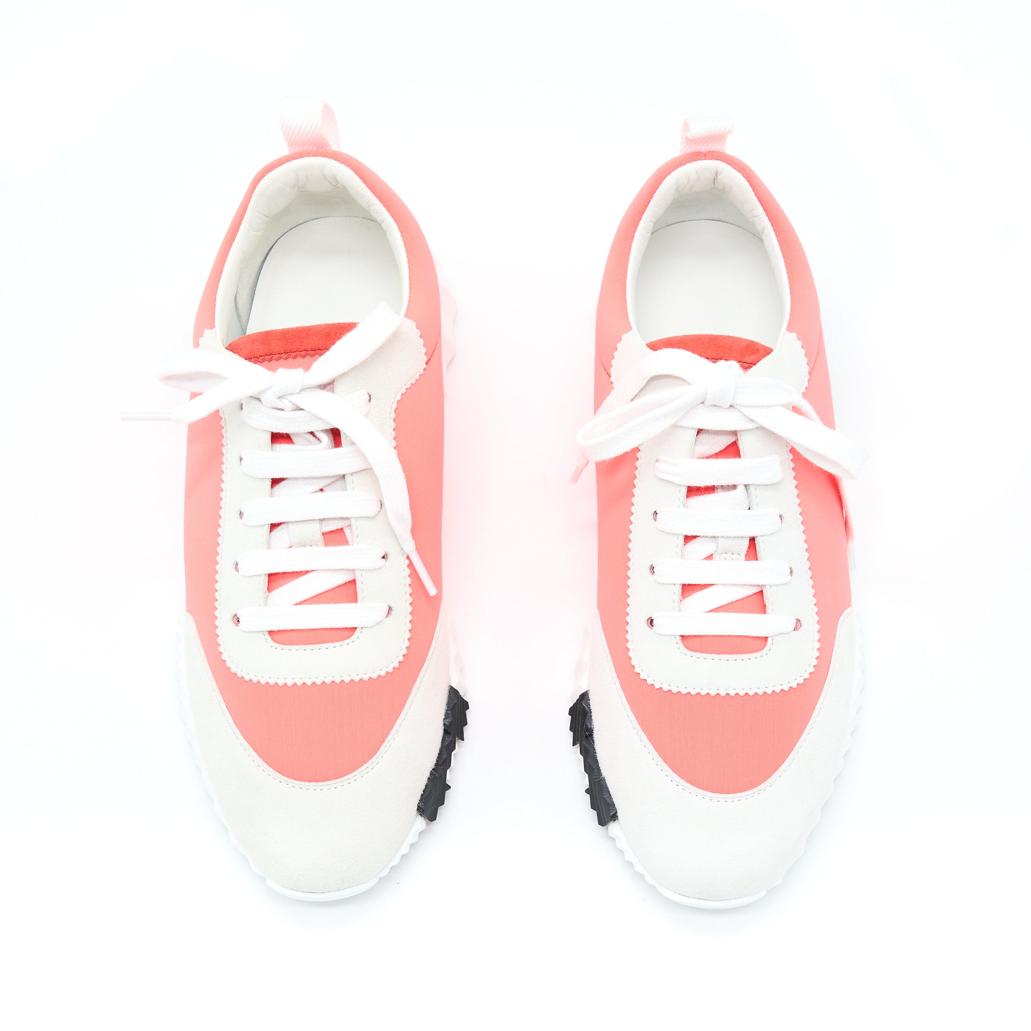 hermes-size-38-orange-white-bouncing-sneaker
